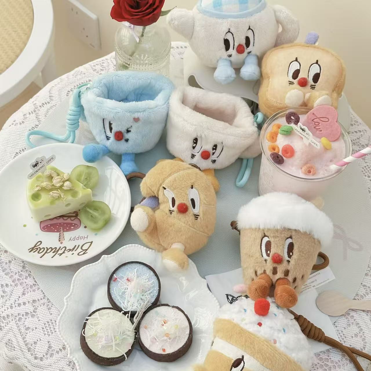 Gululu Wonderland - Afternoon Tea Theme Plush Keychain